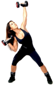 Zsírégetõ köredzés súlyzóval Zsírégetõ fitnesz köredzés súlyzóval.